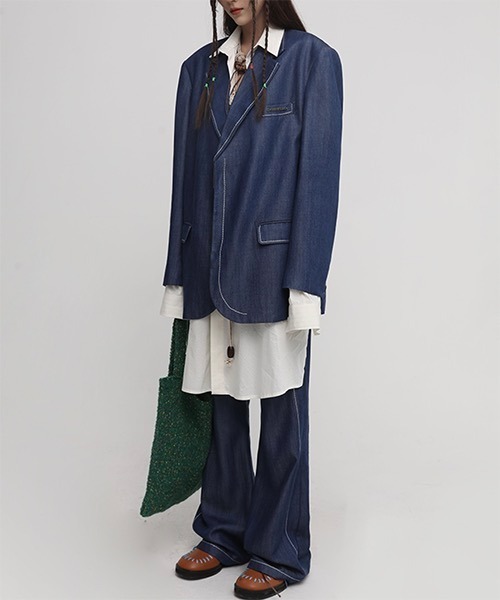 MASONPRINCE(メイソンプリンス)の「ロゴステッチ ニットトートバック BB13843【DO NOT TAG】(ショルダーバッグ・レディース・グリーン/レッド/ピンク・FREE)」の15枚目の写真