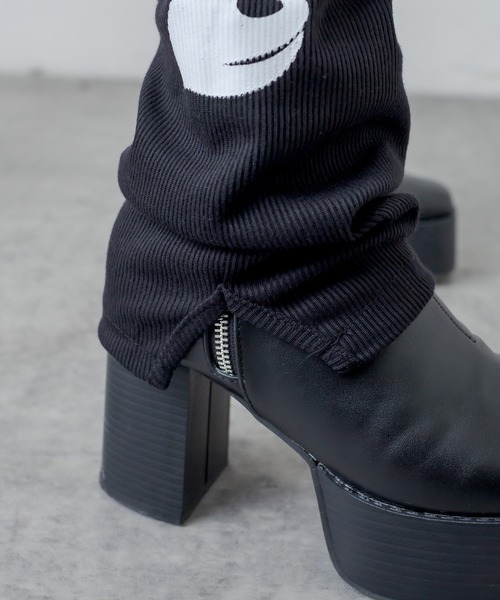 RASVOA（ラスボア）の「ファイヤーベルトレッグウォーマー（レッグウォーマー・レディース・ブラック・FREE）」の4枚目の写真