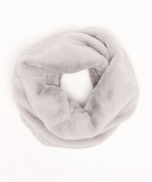 Green　Parks（グリーンパークス）の「・ボリュームツイストスヌード＊（ネックウォーマー/スヌード・レディース・ブラック/グレー/モカ/ライトベージュ・FREE）」の11枚目の写真