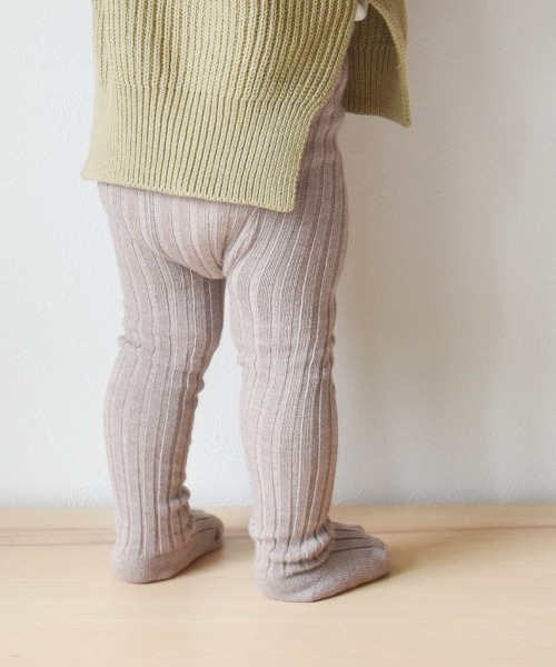 MAKE YOUR DAY(メイクユアデイ)の「ベビータイツ(その他ベビーウェア・キッズ・ライトグレー/ベージュ/オフホワイト/ピンク/グレイッシュブルー・70-80cm)」の8枚目の写真