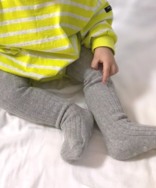 MAKE YOUR DAY(メイクユアデイ)の「ベビータイツ(その他ベビーウェア・キッズ・ライトグレー/ベージュ/オフホワイト/ピンク/グレイッシュブルー・70-80cm)」の16枚目の写真