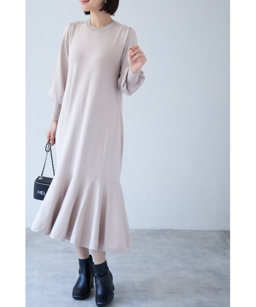 パフスリーブニットop ワンピース Nostalgia アンドドットノスタルジア のファッション通販 Zozotown