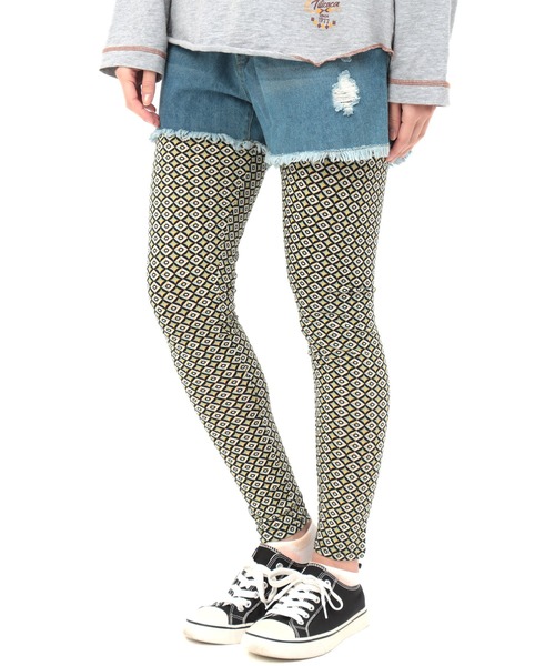 チチカカ（チチカカ）の「柄レギンス（レギンス/スパッツ・レディース・イエロー/グレー・FREE）」の12枚目の写真