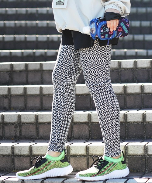 チチカカ（チチカカ）の「柄レギンス（レギンス/スパッツ・レディース・イエロー/グレー・FREE）」の6枚目の写真