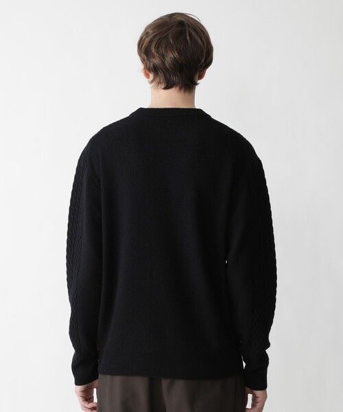 【新品・未使用♫】高級感有り♫ BLACKLABEL 長袖丸首セーターLLサイズ BLACK LABEL CRESTBRIDGE（ブラックレーベル・クレストブリッジ）の