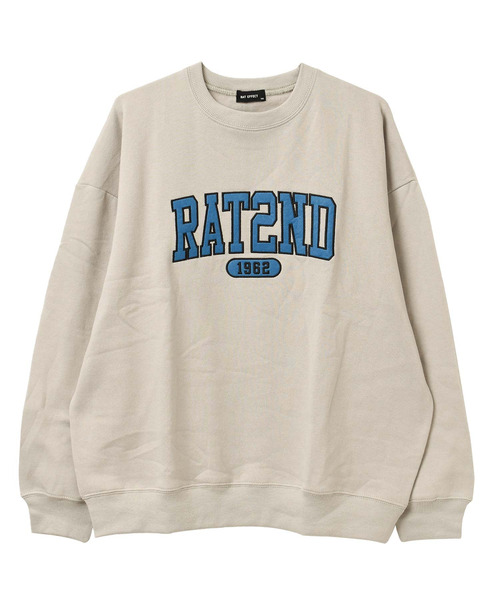 RAT EFFECT（ラットエフェクト）の「【裏起毛】アーチロゴ刺繍トレーナー（スウェット・キッズ・ダークグリーン/チャコールグレー/ブラック/ライトグレー/ライトブルー・120/130/140/150/160/170）」の15枚目の写真