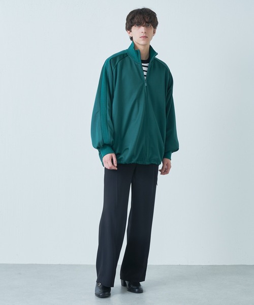 美品 Lui's ルイス 22SS ボリュームジャージトラックジャケット 緑 Lui's（ルイス）の「ボリュームジャージトラックジャケット