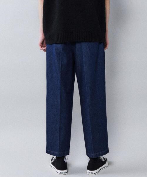 CONVERSE TOKYO（コンバーストウキョウ）の「デニムスラックスパンツ（デニムパンツ・メンズ・オフホワイト/インディゴブルー・LARGE/MEDIUM）」の5枚目の写真