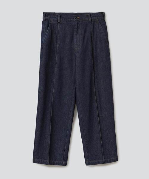 CONVERSE TOKYO（コンバーストウキョウ）の「デニムスラックスパンツ（デニムパンツ・メンズ・オフホワイト/インディゴブルー・LARGE/MEDIUM）」の10枚目の写真