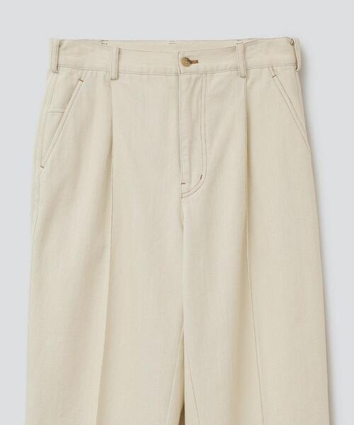 CONVERSE TOKYO（コンバーストウキョウ）の「デニムスラックスパンツ（デニムパンツ・メンズ・オフホワイト/インディゴブルー・LARGE/MEDIUM）」の17枚目の写真