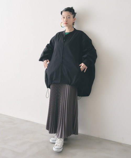 manana suerte(マニャーナスエルテ)の「オーバーサイズZIPブルゾン(ブルゾン・レディース・ピンク/ブラック・FREE)」の18枚目の写真