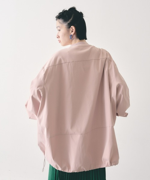 manana suerte(マニャーナスエルテ)の「オーバーサイズZIPブルゾン(ブルゾン・レディース・ピンク/ブラック・FREE)」の5枚目の写真