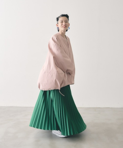 manana suerte(マニャーナスエルテ)の「オーバーサイズZIPブルゾン(ブルゾン・レディース・ピンク/ブラック・FREE)」の11枚目の写真