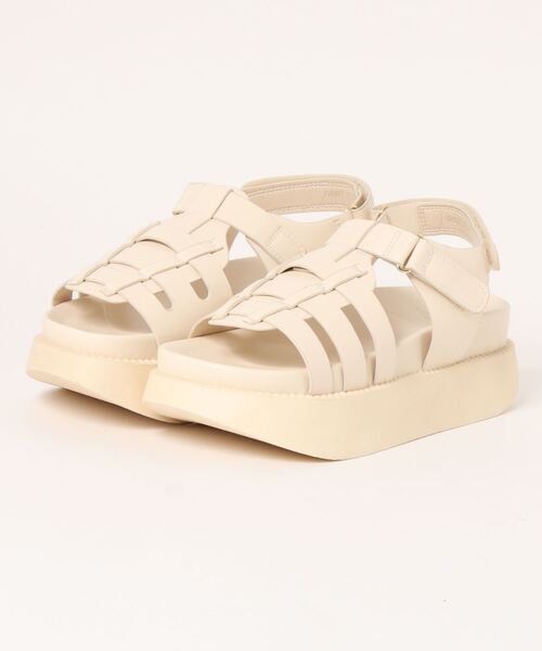 Cheek（チーク）の「ボリュームソールグルカサンダル（サンダル・レディース・ブラック/アイボリー・SMALL/MEDIUM/LARGE）」の21枚目の写真