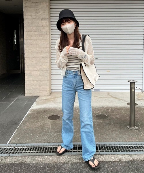 MURUA(ムルーア)の「MURUA(ムルーア) トートバッグ キャンバス MR-B1051 レディース バッグ かばん ブランド(トートバッグ・レディース・ブラック/アイボリー・FREE)」の18枚目の写真