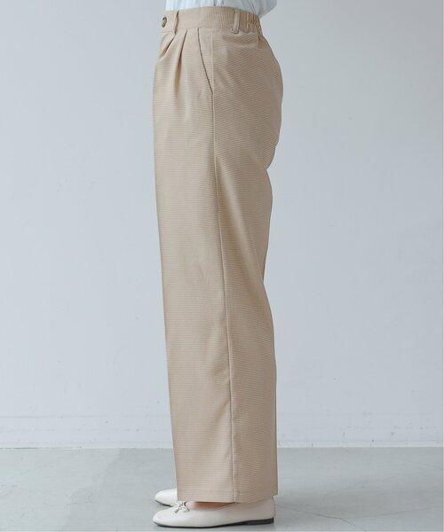 frames RAY CASSIN（フレームスレイカズン）の「ワイドスラックスパンツ セットアップ可（スラックス・レディース・ブラック/ベージュ/グリーン系/イエロー系・FREE）」の6枚目の写真