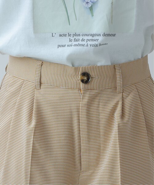 frames RAY CASSIN（フレームスレイカズン）の「ワイドスラックスパンツ セットアップ可（スラックス・レディース・ブラック/ベージュ/グリーン系/イエロー系・FREE）」の10枚目の写真