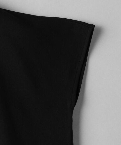 08sircus(ゼロエイトサーカス)の「<08sircus>スキッパー ショートスリーブ プルオーバー(Tシャツ/カットソー・レディース・ブラック・1)」の6枚目の写真