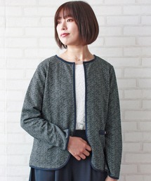 BELLUNA FORMAL 洗えるツイード調ジャケット