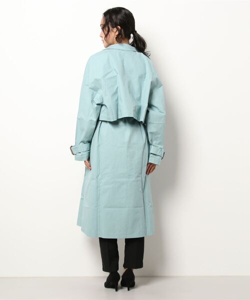 Lui's（ルイス）の「マルチWAYトレンチコート（トレンチコート・レディース・ベージュ/サックスブルー・FREE）」の5枚目の写真