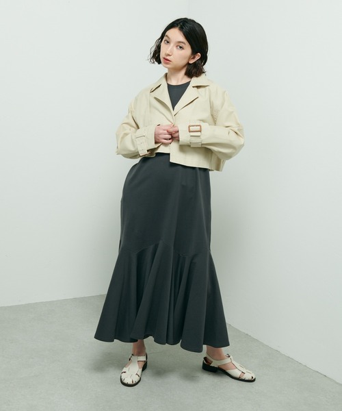 Lui's（ルイス）の「マルチWAYトレンチコート（トレンチコート・レディース・ベージュ/サックスブルー・FREE）」の18枚目の写真