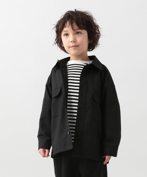 GLOBAL WORK(グローバルワーク)の「キッズ/イージーケアセットアップシャツ/255566(シャツ/ブラウス・キッズ・ブラック/その他・110cm/100cm/120cm/130cm/140cm/150cm/160cm)」の1枚目の写真