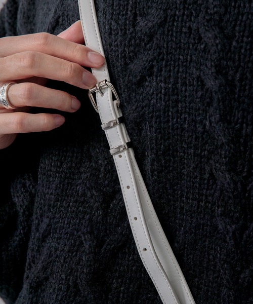 Adoon plain（アドーンプレーン）の「【Adoon plain】ショルダーバッグ（ショルダーバッグ・メンズ・ホワイト/ブラック/グレー・FREE）」の15枚目の写真