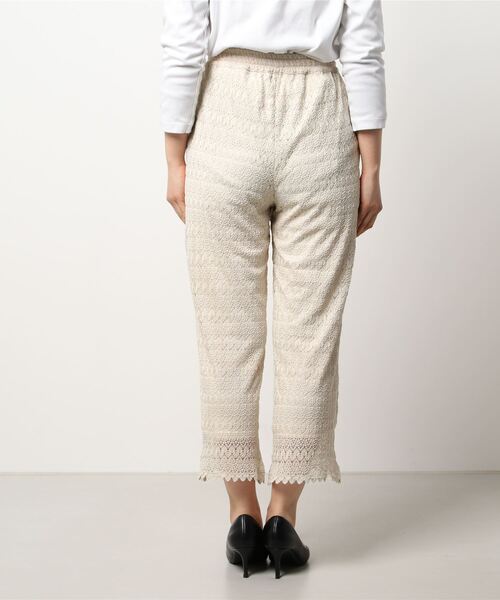 abahouse mavie（アバハウスマヴィ）の「ﾚｰｽﾊﾟﾝﾂ（その他パンツ・レディース・ブラック/アイボリー/ブラウン・フリー）」の5枚目の写真