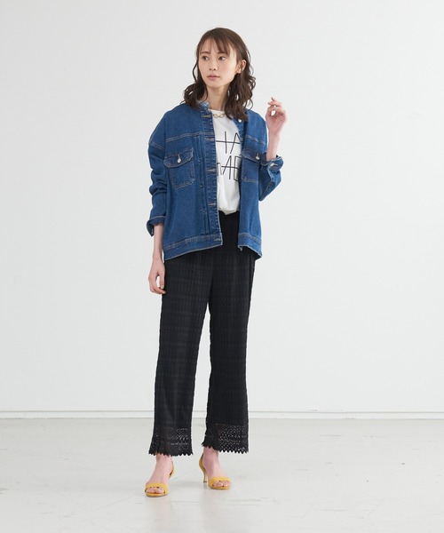 abahouse mavie（アバハウスマヴィ）の「ﾚｰｽﾊﾟﾝﾂ（その他パンツ・レディース・ブラック/アイボリー/ブラウン・フリー）」の11枚目の写真