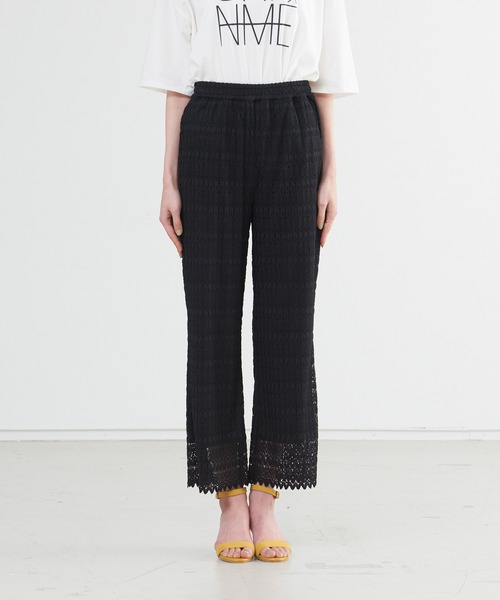 abahouse mavie（アバハウスマヴィ）の「ﾚｰｽﾊﾟﾝﾂ（その他パンツ・レディース・ブラック/アイボリー/ブラウン・フリー）」の13枚目の写真