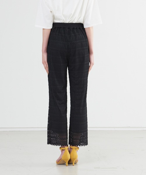 abahouse mavie（アバハウスマヴィ）の「ﾚｰｽﾊﾟﾝﾂ（その他パンツ・レディース・ブラック/アイボリー/ブラウン・フリー）」の15枚目の写真