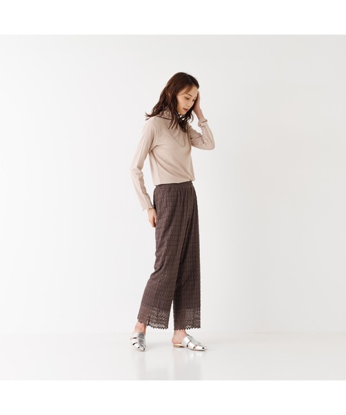 abahouse mavie（アバハウスマヴィ）の「ﾚｰｽﾊﾟﾝﾂ（その他パンツ・レディース・ブラック/アイボリー/ブラウン・フリー）」の21枚目の写真