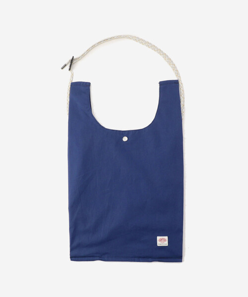 DANTON(ダントン)の「DANTON | ブロードクロス 2WAYエコバッグ(ショルダーバッグ・レディース・ロイヤルブルー/アイボリー・ONE SIZE)」の1枚目の写真