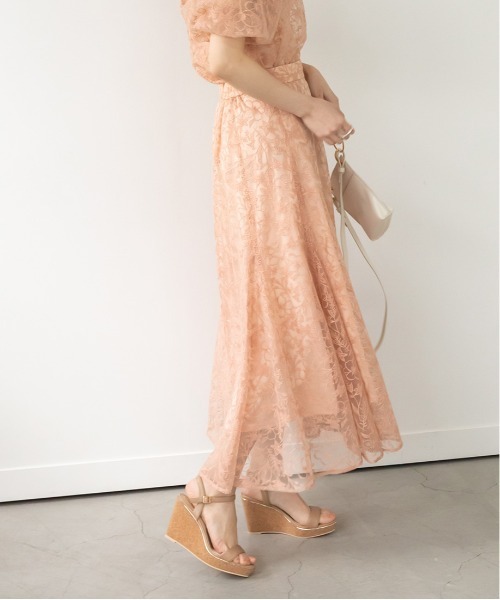 RANDA（ランダ）の「オリジナルフラワー刺繍スカート（スカート・レディース・ブラウン/ピンク/ブルー・1/0）」の10枚目の写真