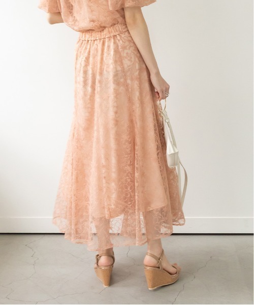 RANDA（ランダ）の「オリジナルフラワー刺繍スカート（スカート・レディース・ブラウン/ピンク/ブルー・1/0）」の11枚目の写真