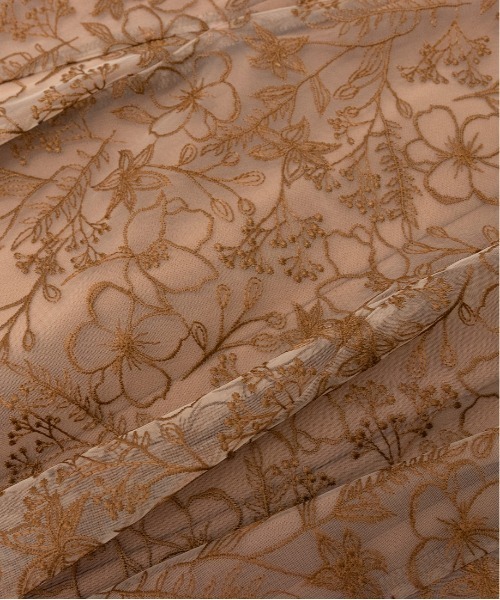 RANDA（ランダ）の「オリジナルフラワー刺繍スカート（スカート・レディース・ブラウン/ピンク/ブルー・1/0）」の15枚目の写真