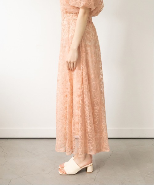 RANDA（ランダ）の「オリジナルフラワー刺繍スカート（スカート・レディース・ブラウン/ピンク/ブルー・1/0）」の16枚目の写真