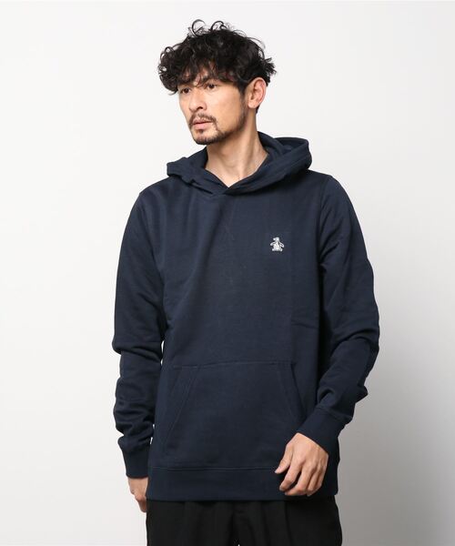 penguin BY MUNSINGWEAR（ペンギン バイ マンシングウェア）の「ペンギン バイ マンシングウェア ピートプルオーバーフーディー メンズ ユニセックス ウェア スポーツウェア ゴルフ（スウェット・メンズ・レッド/ネイビー/グレー/ブラック・M/XL/L/S）」の3枚目の写真