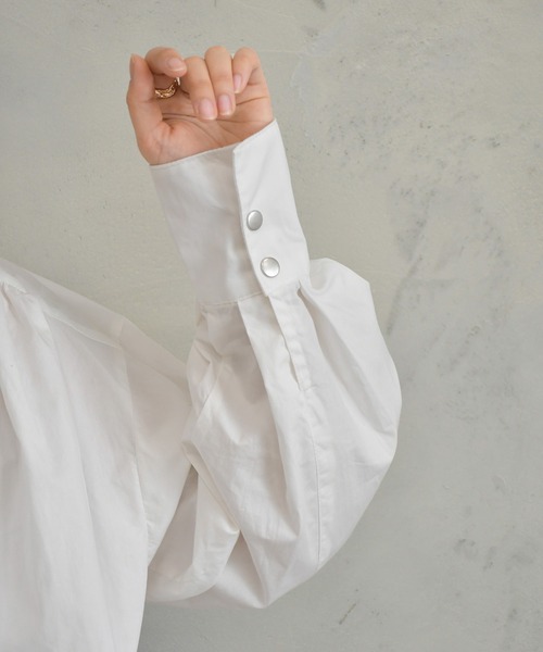 BKhome(ビーケーホーム)の「ブロードブラウス(シャツ/ブラウス・レディース・ピンク/ホワイト/ライトブルー・FREE)」の10枚目の写真