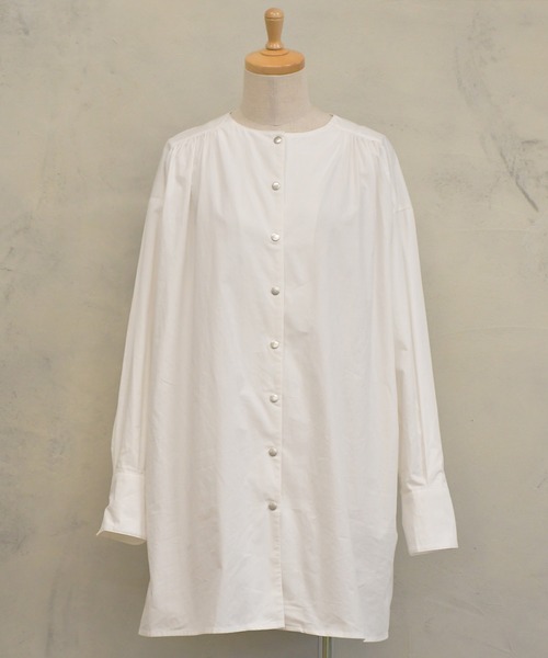 BKhome(ビーケーホーム)の「ブロードブラウス(シャツ/ブラウス・レディース・ピンク/ホワイト/ライトブルー・FREE)」の14枚目の写真