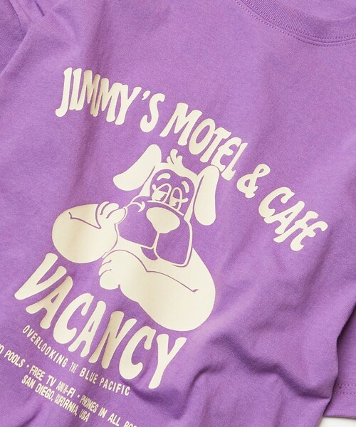 FREAK'S STORE(フリークスストア)の「【WEB限定】JIMMY'S MOTEL CAFE Tシャツ(Tシャツ/カットソー・レディース・ナチュラル/ブラック/ブルー/パープル・フリ-)」の20枚目の写真