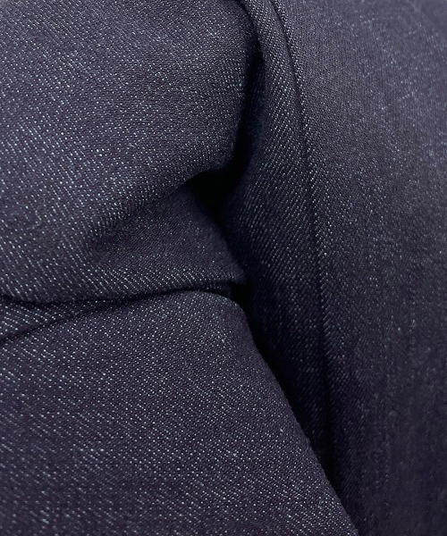 PICCIN(ピッチン)の「センタースリットストレッチデニムパンツ(デニムパンツ・レディース・ネイビー/ブルー・M)」の4枚目の写真