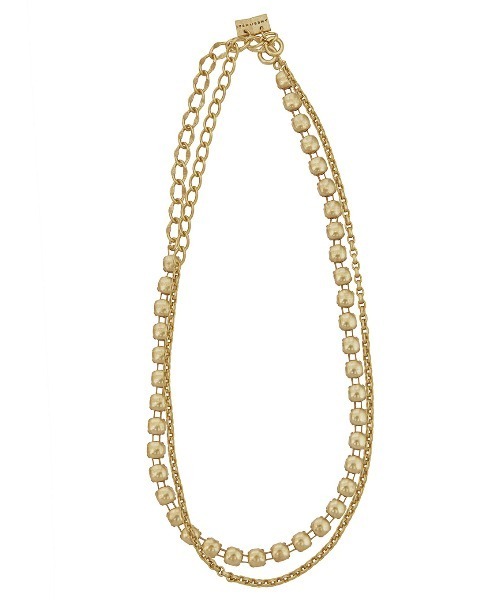Ameri(アメリ)の「3WAY GRAIN CHAIN NECKLACE(ネックレス・レディース・シルバー/ゴールド・FREE)」の7枚目の写真