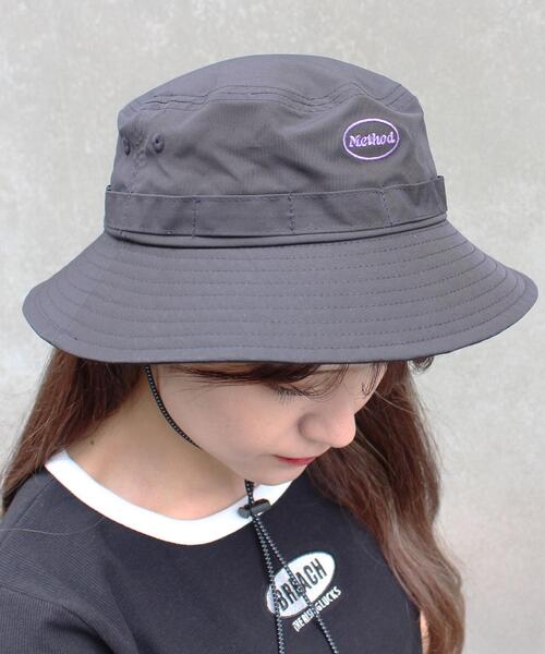 INGNI（イング）の「サファリハット（ハット・レディース・ブラック/オフホワイト・ONE SIZE）」の13枚目の写真