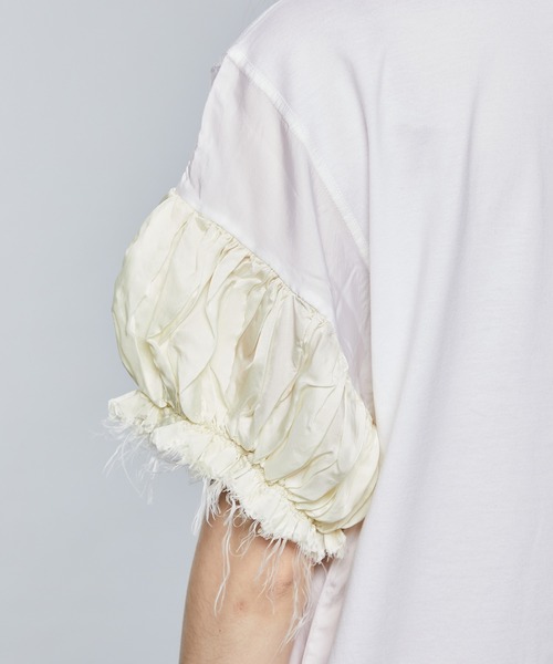TOGA PULLA(トーガ プルラ)の「【TOGA PULLA/トーガプルラ】キュプラジャージードレス TP21-JH286(ワンピース・レディース・ホワイト/ブラック・36)」の18枚目の写真