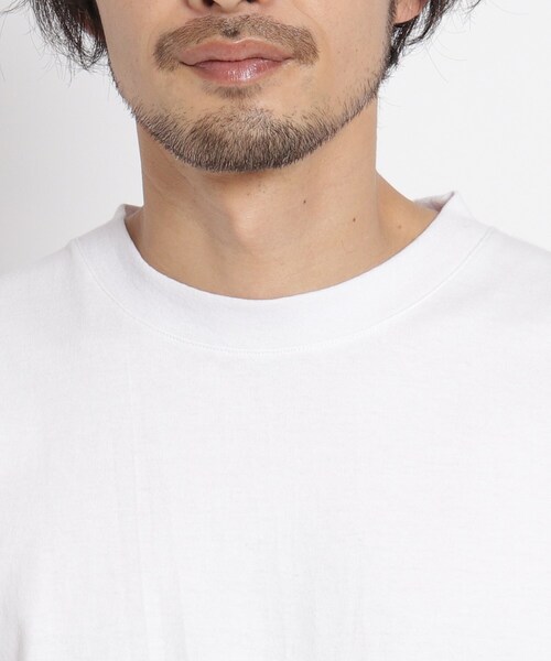BASECONTROL(ベースコントロール)の「◆コットン天竺 BCロゴグラフィック スーパービッグシルエットロンT(Tシャツ/カットソー・メンズ・ブラック/グレー/アイボリー/アイボリー系・02/03/04)」の8枚目の写真