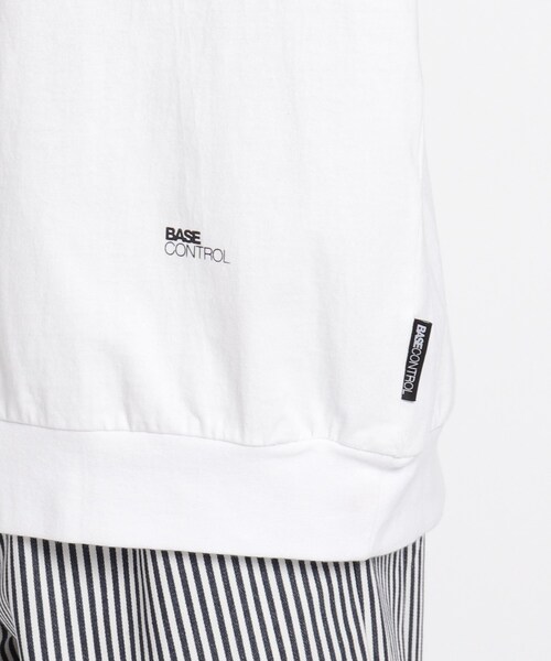 BASECONTROL(ベースコントロール)の「◆コットン天竺 BCロゴグラフィック スーパービッグシルエットロンT(Tシャツ/カットソー・メンズ・ブラック/グレー/アイボリー/アイボリー系・02/03/04)」の10枚目の写真
