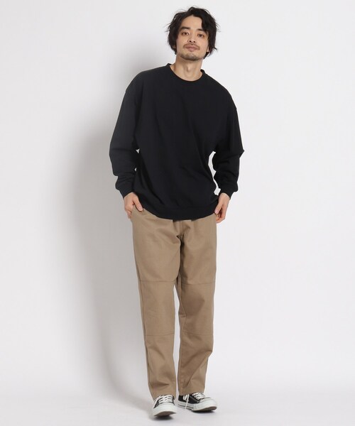 BASECONTROL(ベースコントロール)の「◆コットン天竺 BCロゴグラフィック スーパービッグシルエットロンT(Tシャツ/カットソー・メンズ・ブラック/グレー/アイボリー/アイボリー系・02/03/04)」の17枚目の写真