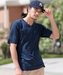 【BLUE STANDARD/ブルースタンダード】汗染みの目立ちにくいTシャツ ゼロステイン　撥水性　UVカット VネックTシャツ