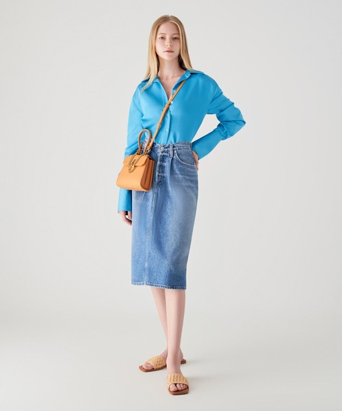 CHARLES & KEITH(チャールズ & キース)の「ジオメトリック トップハンドルチェーンリンクバッグ / Geometric Top Handle Chain-Link Bag(ハンドバッグ・レディース・オレンジ系その他2/ブルーグリーン/ブラウン系その他4・S)」の20枚目の写真